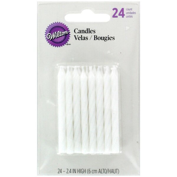 Wilton Candles Weiß 24 Stk.