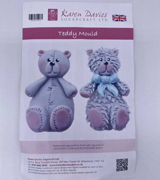 Karen Davies Silicone Mould - Teddy Bear