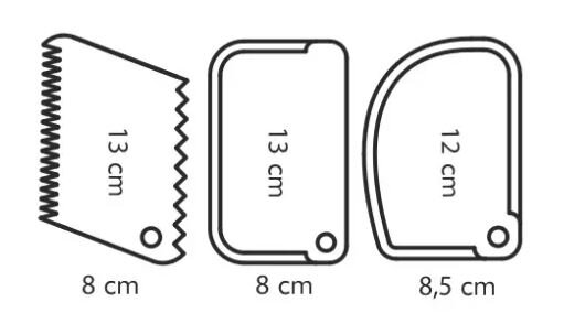 Tescoma Teigspachtel 3 Stk