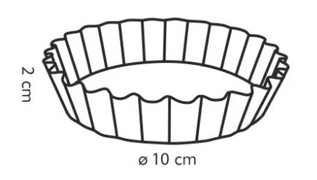 Tescoma Obstkuchenform Ø 10cm 4 Stk.