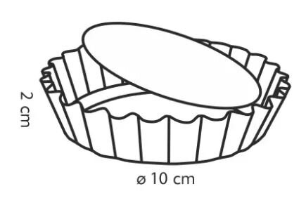 Tescoma Tarteletts 4 Stk. Ø 10cm