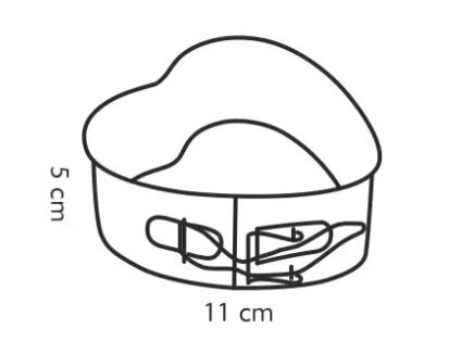 Tescoma Springform Herz 11cm