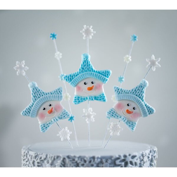 Karen Davies Silicone Mould - Star Snowman