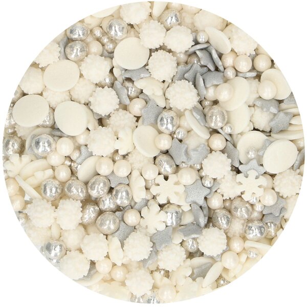 FunCakes Sprinkle Medley -Silver Chic- 65g