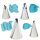 Wilton Decorating Tip Set Ruffles #86, #100, #102, #125