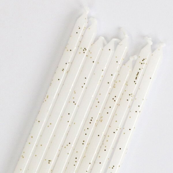 PME Extra Tall Candles Glitter 18 cm pk/16