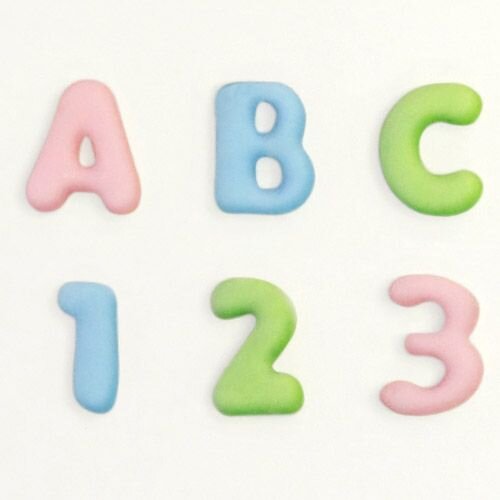 Katy Sue Mold Mini Domed Alphabet & Numbers