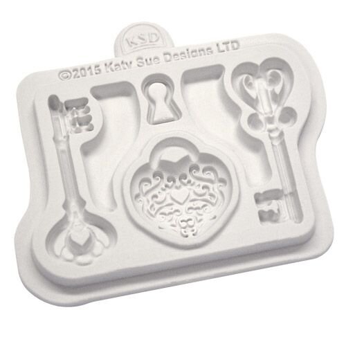 Katy Sue Mold Decorative Keys & Locket