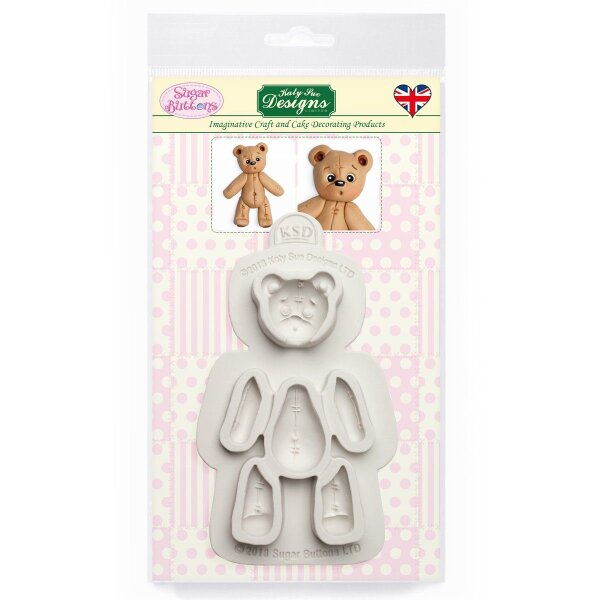 Katy Sue Mold - Stiched Teddybear-