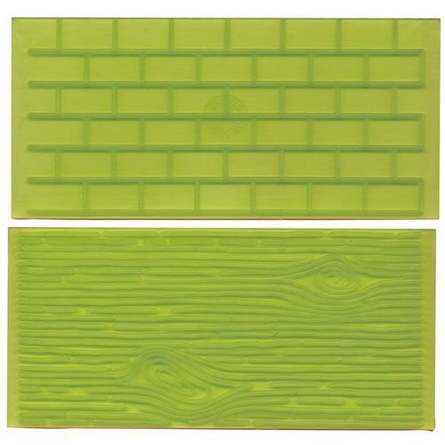 FMM Impression Mats Brick Wall/ Tree Bark