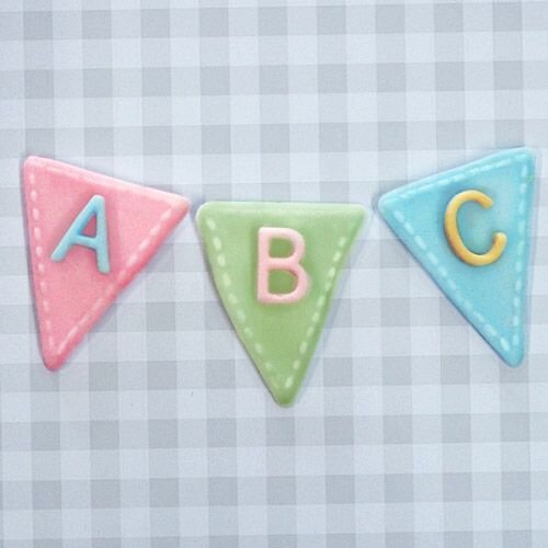 Katy Sue Mold Bunting Alphabet