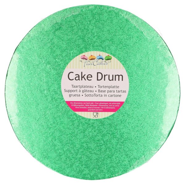 FunCakes Cake Drum Round Ø 30,5 cm Green