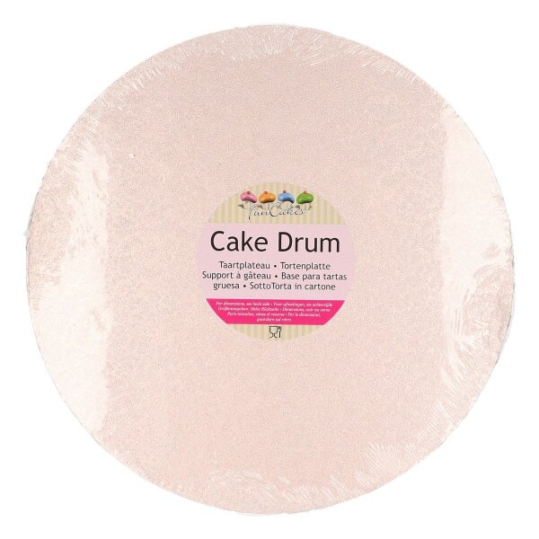 FunCakes Cake Drum Round Ø 25 cm Rose Gold