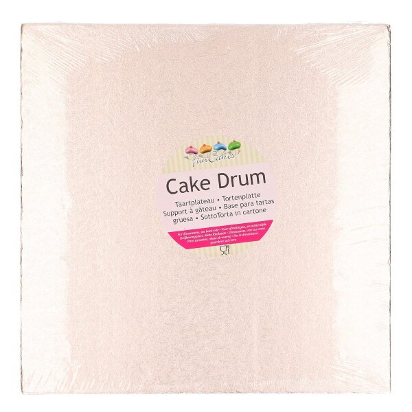 FunCakes Cake Drum Square 30,5 x 30,5 cm Rose Gold