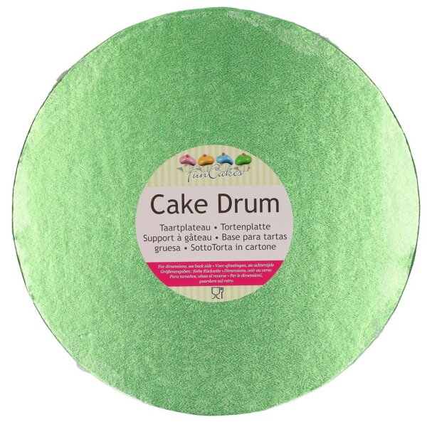 FunCakes Cake Drum Round Ø 30,5 cm Pale Green