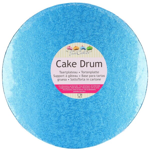 FunCakes Cake Drum Round Ø 30,5 cm Blue