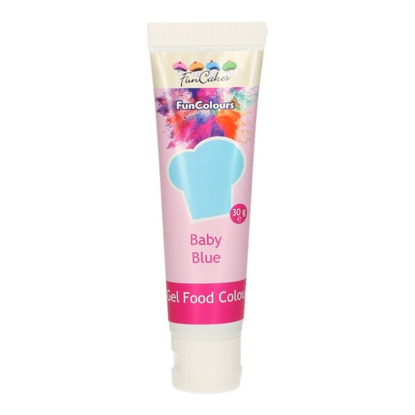 FunCakes Edible FunColours Gel - Baby Blue 30g