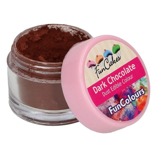 FunCakes Edible FunColours Dust - Dark Chocolate