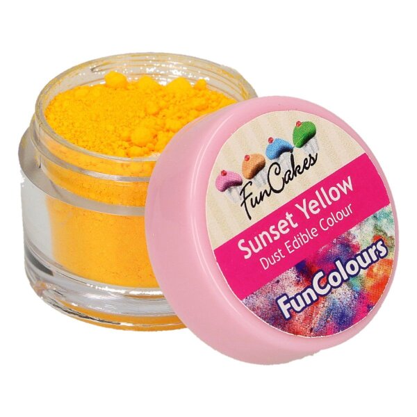 FunCakes Edible FunColours Dust - Sunset Yellow