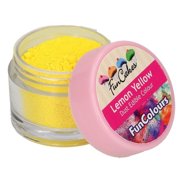 FunCakes Edible FunColours Dust - Lemon Yellow