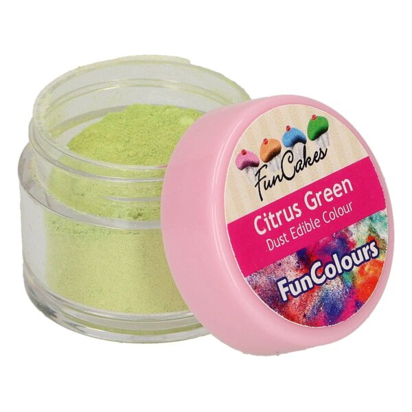 FunCakes Edible FunColours Dust - Citrus Green