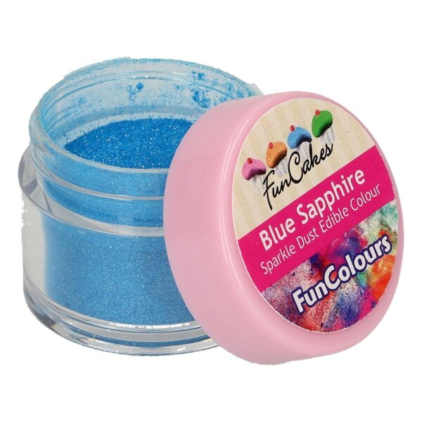 FunCakes Edible FunColours Sparkle Dust - Blue Sapphire