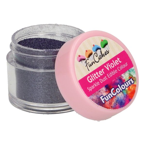 FunCakes Edible FunColours Sparkle Dust - Glitter Violet