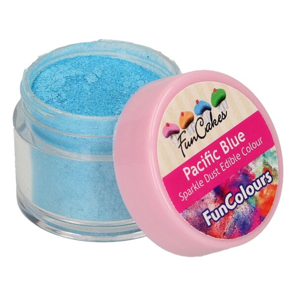 FunCakes Edible FunColours Sparkle Dust - Pacific Blue