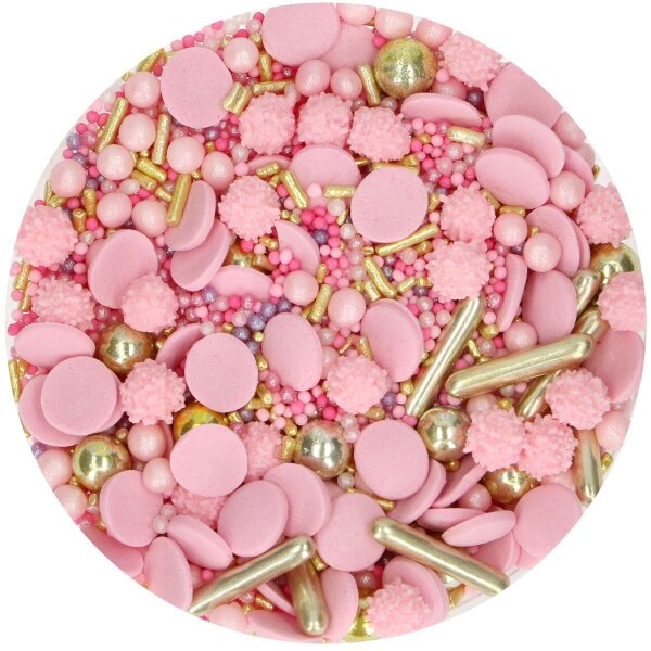 FunCakes Sprinkle Medley -Glamour Pink- 65g