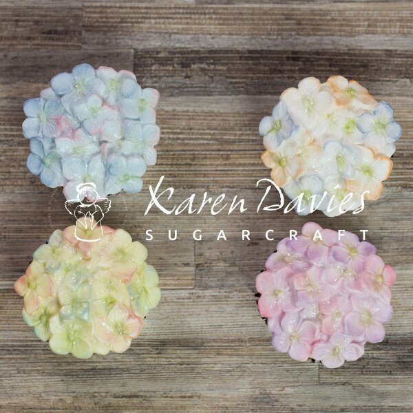 Karen Davies Silicone Mould - Hydrangea