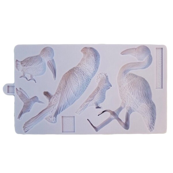 Karen Davies Silicone Mould - Tropical Birds