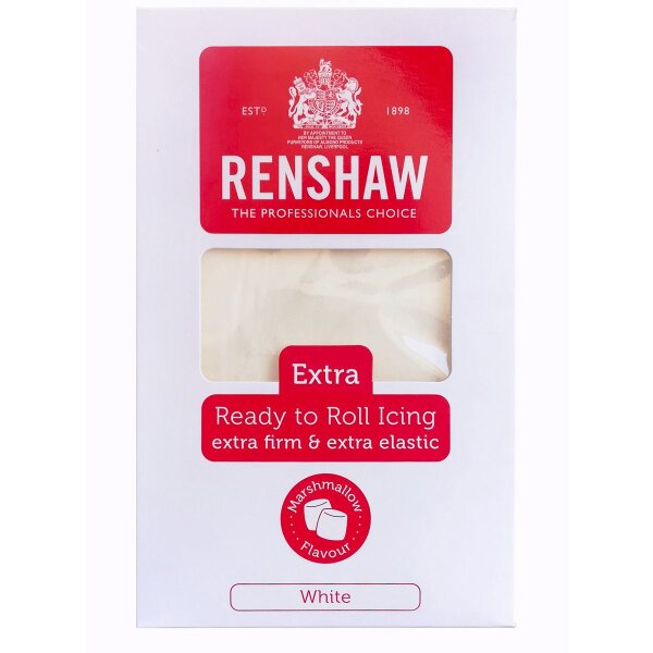 Renshaw Rollfondant 1 kg - Weiß Marshmallow