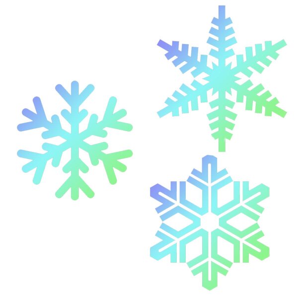 JEM Stencil Snowflakes Set/3