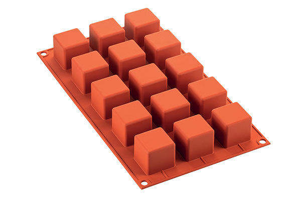 Silikomart Cubo Mold 35x35 mm